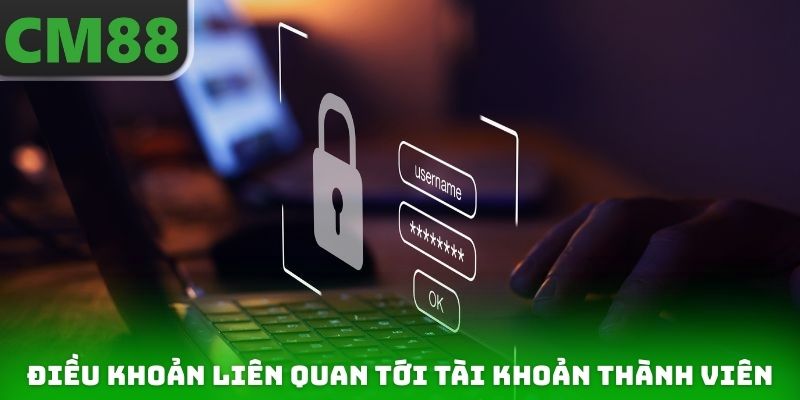 Điều khoản điều kiện liên quan tới tài khoản của thành viên